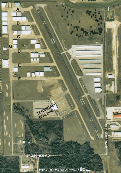 Aerial photo of West Houston Airport
